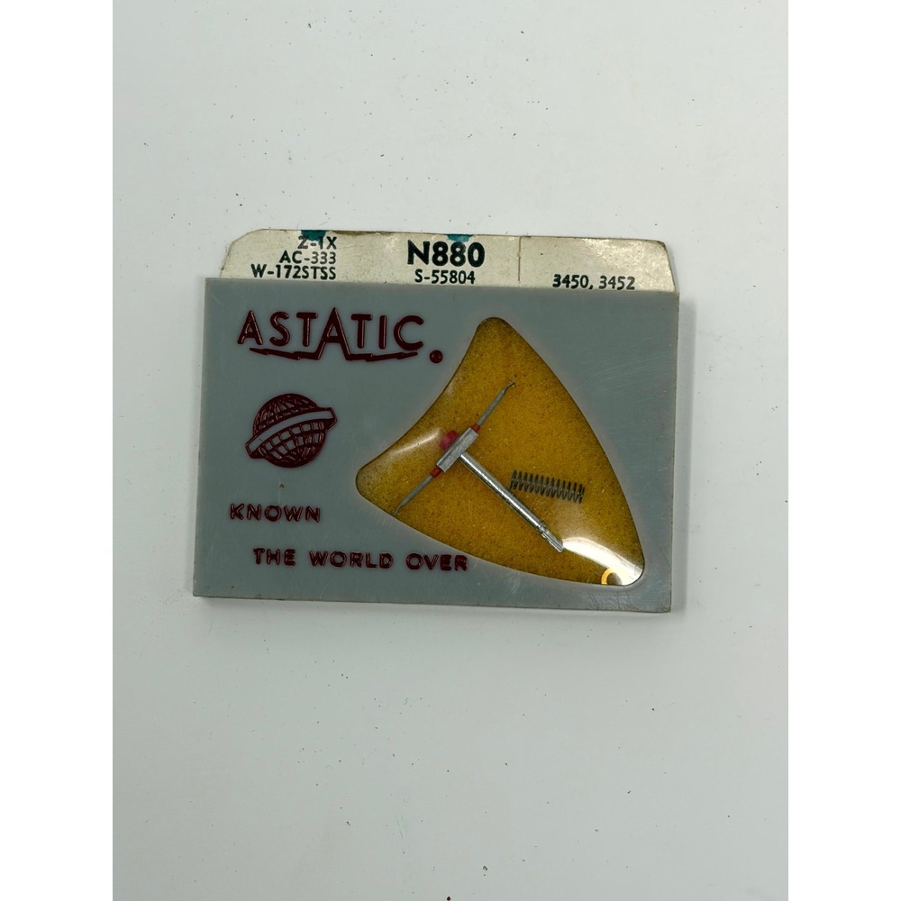 Astatic N880 Zenith Phonograph Needle Stylus Sapphire Z-1X AC-333 W-172STSS NOS